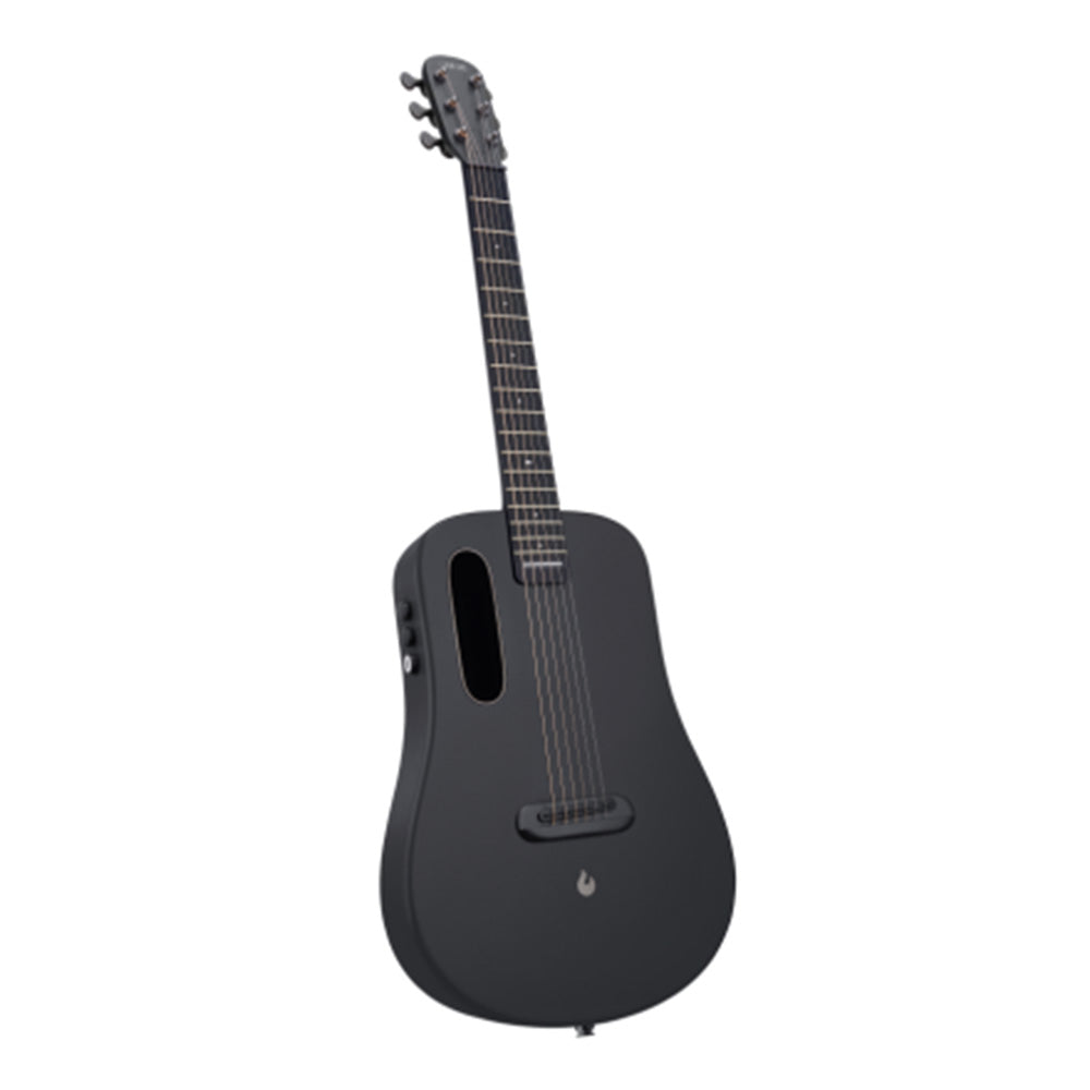 Lava Music LAVA ME Air Carbon Black 36" Acoustic-Electric Guitar w/Bag-Guitar-Lava Music-Hermes Music